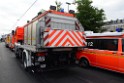 Mobiler Autokran umgestuerzt Bonn Hbf P337